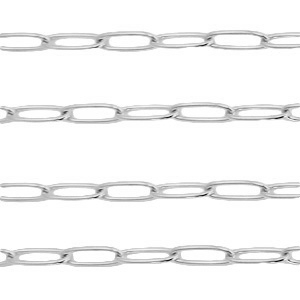 Stainless steel findings belcher chain Silver