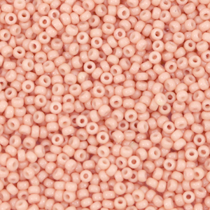 Miyuki seed beads 11/0 Duracoat Opaque Tea Rose 11-4461