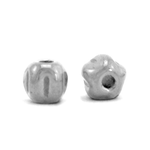 Hematite beads pentagon Antique Silver