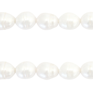 BQ Freshwater pearls rice 12x10mm Natural White