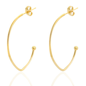 Stainless steel earrings Gold