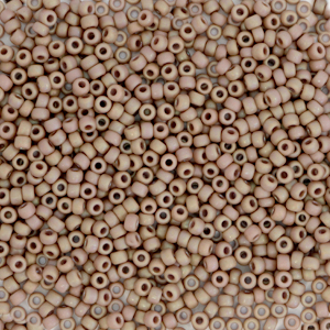 Miyuki seed beads 15/0 Opaque Glazed Frosted Rainbow Lavender 15-4694