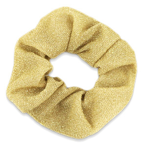 Scrunchie glitter hair tie Gold