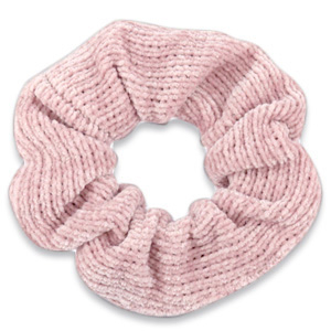 Scrunchie corduroy hair tie Rose Tan