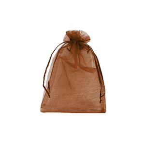 Jewellery Organza Bag 7x9cm Rust Red