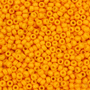 Miyuki seed beads 11/0 Duracoat Opaque Kumquat Orange 11-4454