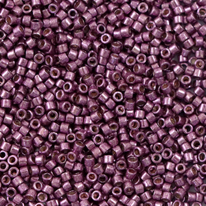 Miyuki beads delica's 11/0 Duracoat Galvanized Eggplant Purple DB-1850