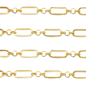 Stainless steel findings belcher chain Gold