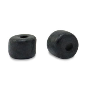 DQ greek ceramic beads 5mm Black