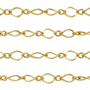 Stainless steel belcher chain anchor cable Gold