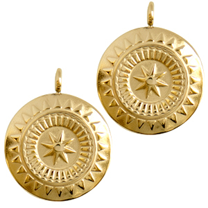Stainless steel charms star Gold