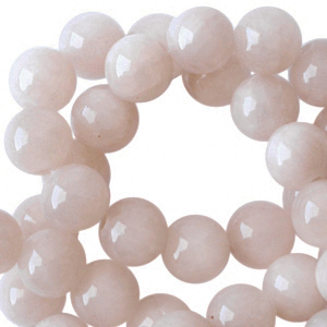 Natural stone beads Marble and Calcite 8mm Beige Brown