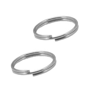 Stainless steel findings split ring 10mm Silver