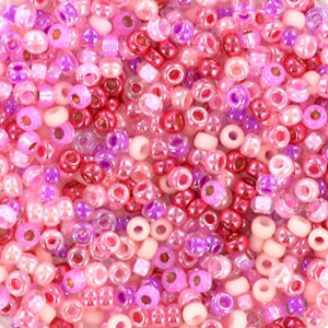 Miyuki seed beads 11/0 Candyfloss Pink 11-Mix89
