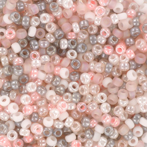 Miyuki seed beads 11/0 Moon Rose 11-Mix46