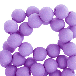4 mm acrylic beads Electric Purple