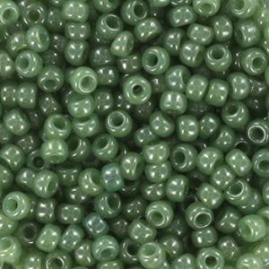 Miyuki seed beads 8/0 Ceylon Translucent Sage Green 8-2375