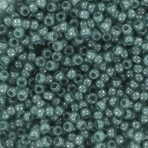Miyuki seed beads 11/0 Ceylon Translucent Eucalyptus Blue 11-2376