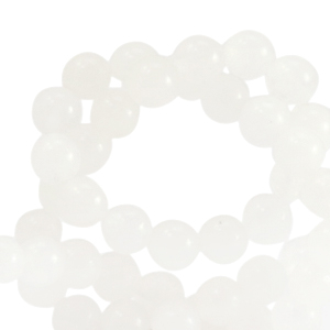 Natural stone beads Quartz 8mm White