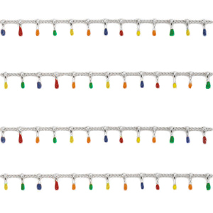 Stainless steel findings belcher chain spike Silver-Multicolour