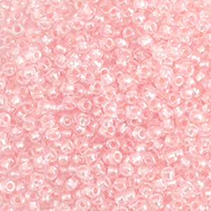 Preciosa glass seed beads Ornela 10/0-382PP Pearl Pastel Lining-Sweet Pink