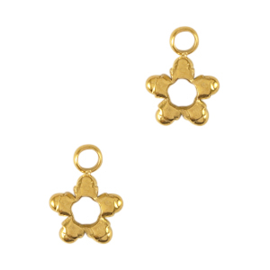 Stainless steel charms star Gold