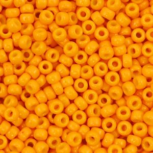 Miyuki seed beads 8/0 Duracoat Opaque Light Squash Orange 8-4453
