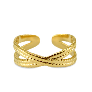 Stainless steel rings Gold