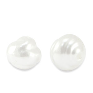 Imitation freshwater pearls White