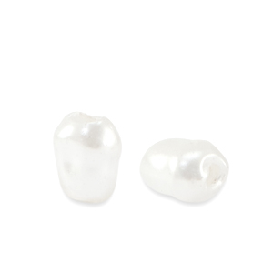 Imitation freshwater pearls White