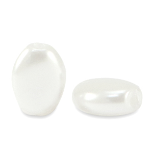 Imitation freshwater pearls White