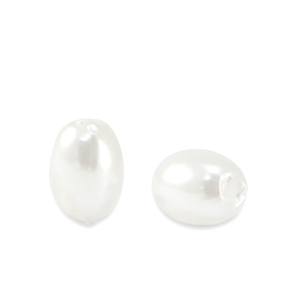 Imitation freshwater pearls rice White