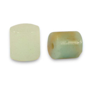 Natural stone beads Chalcedony (Quartz) disc 4x4mm Multicolour Turquoise-Off White