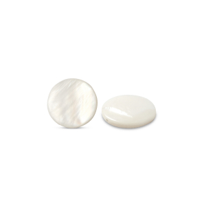 Shell beads 6mm White (natural colour)