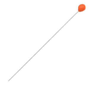 DQ European metal findings headpin 52mm Antique Silver-Red (nickel free)