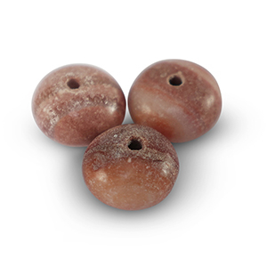 Natural stone beads Limestone and Marble rondelle 5x8mm Cherry Red