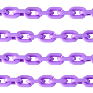 Acrylic chain 15mm matt Petal Purple