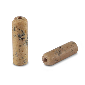 Natural stone beads Jasper tubes Tawny Brown