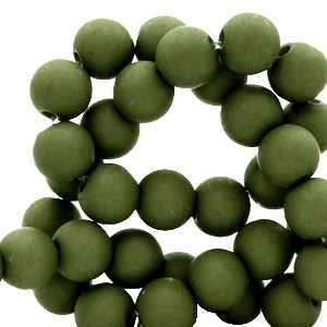 8 mm acrylic beads Sacramento Green