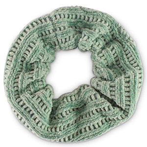 Scrunchie corduroy hair tie Iceberg Green