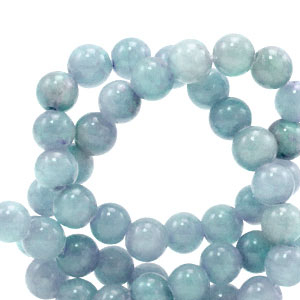 6mm natural stone beads Transparent Ice Blue