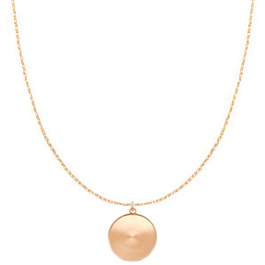 Polaris Steel necklace with setting for 20mm cabochon Rose Gold