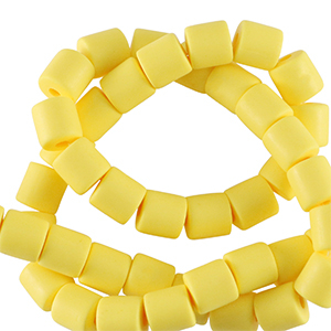 Polymer beads 6mm Yellow