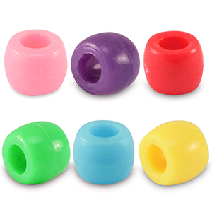 Acrylic beads rondelle 8mm Multicolour