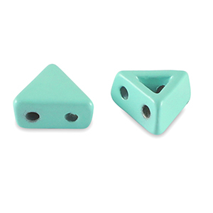Tile beads triangle Ocean Blue