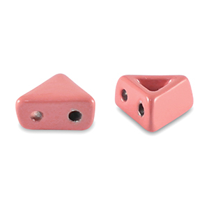 Tile beads triangle Lantana Pink