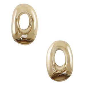 DQ greek ceramic beads oval Greige