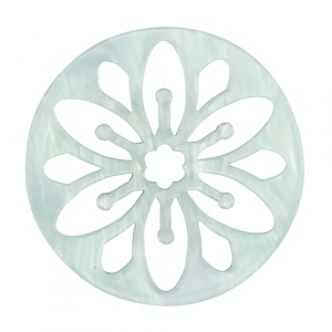 Resin pendants mandala Sky Blue