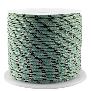 Maritime cord 2mm Petrol Green-Black