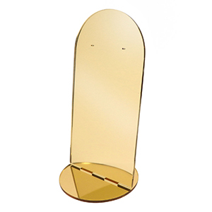 Plexx jewellery display for earrings Gold